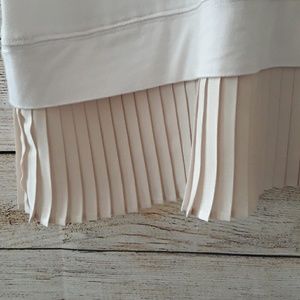 LOGO by Lori Goldstein Pleated Hem Tunic